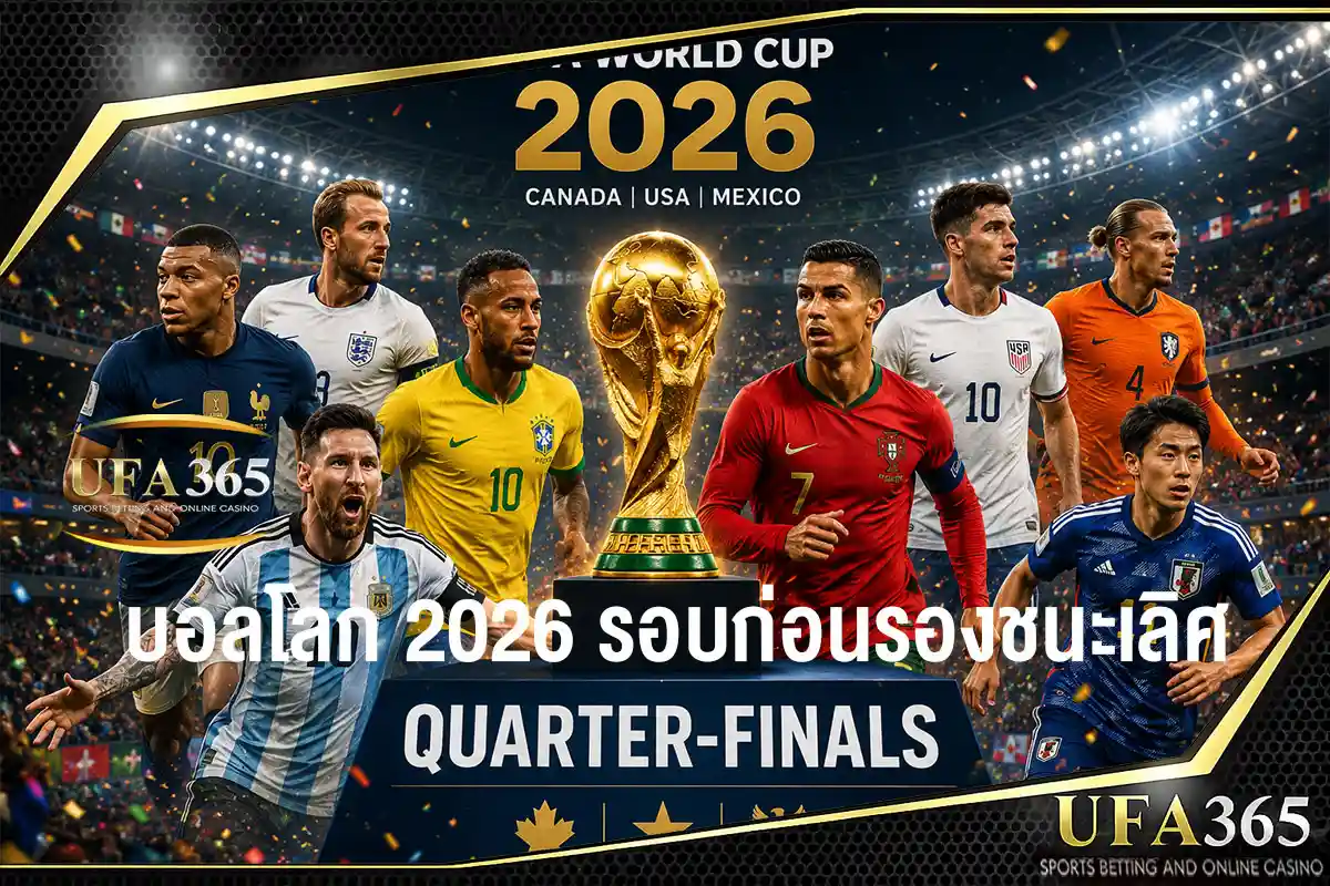 บอลโลก 2026 รอบก่อนรองชนะเลิศ เส้นทางสู่รอบ 8 ทีม และทีมเต็งที่น่าจับตา