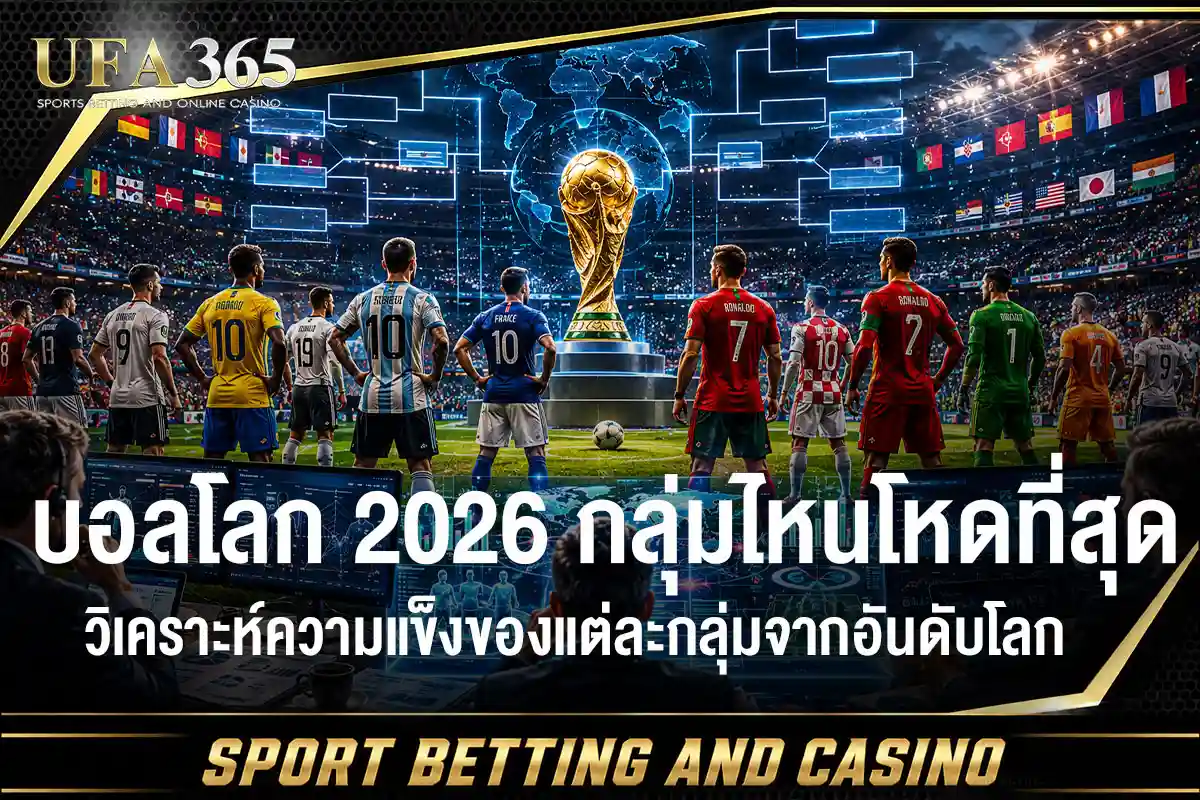 บอลโลก 2026 กลุ่มไหนโหดที่สุด วิเคราะห์ความแข็งของแต่ละกลุ่ม