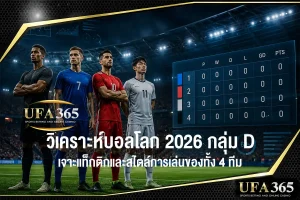 วิเคราะห์บอลโลก 2026 กลุ่ม D เจาะแท็กติกและสไตล์การเล่นของทั้ง 4 ทีม