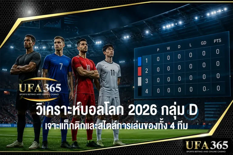 วิเคราะห์บอลโลก 2026 กลุ่ม D เจาะแท็กติกและสไตล์การเล่นของทั้ง 4 ทีม